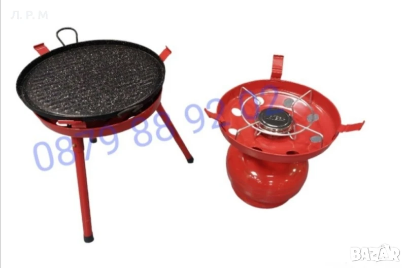 Газова Скара БАРБЕКЮ с гранитно покритие, снимка 1