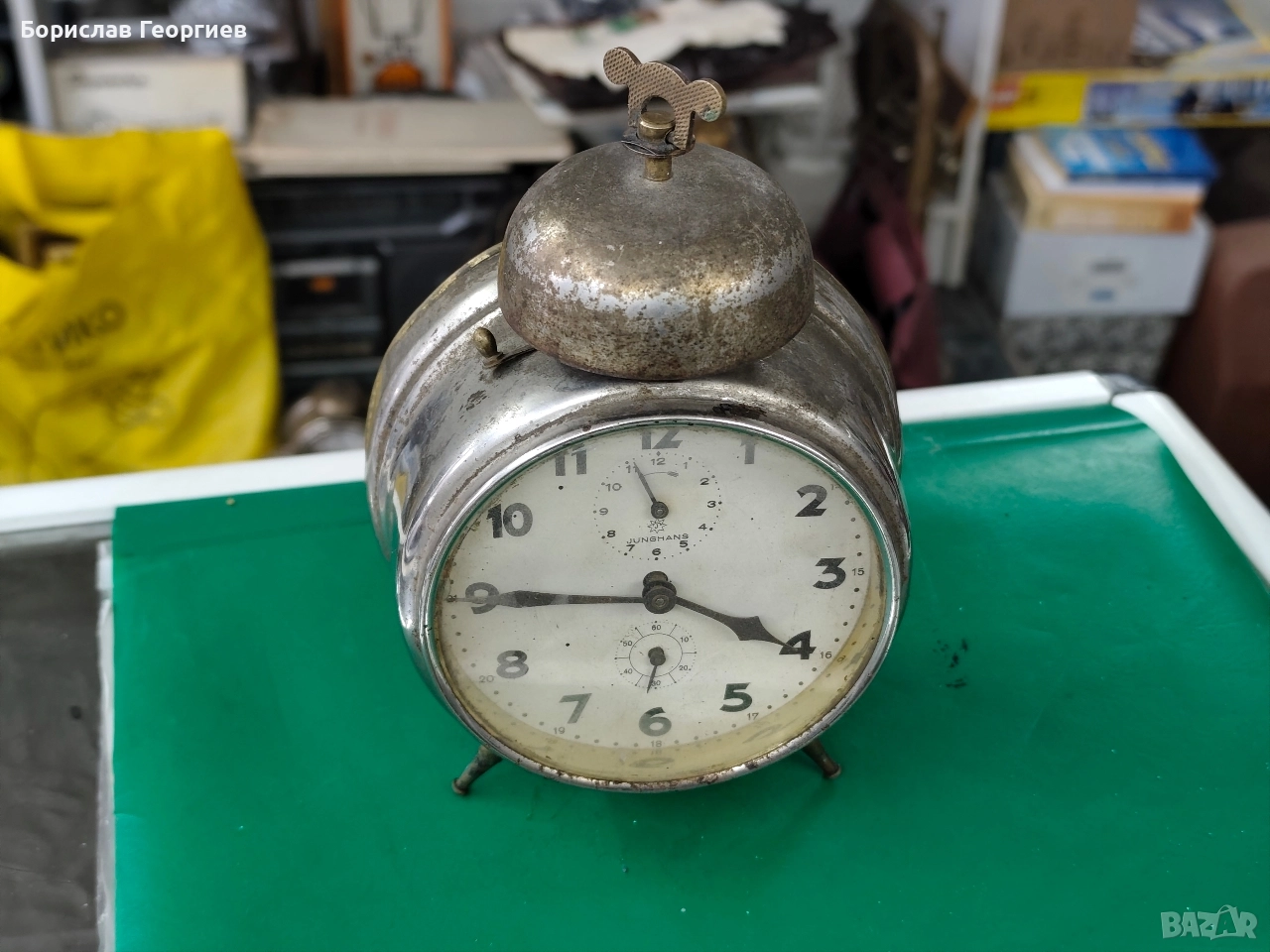 Стар будилник Junghans, снимка 1