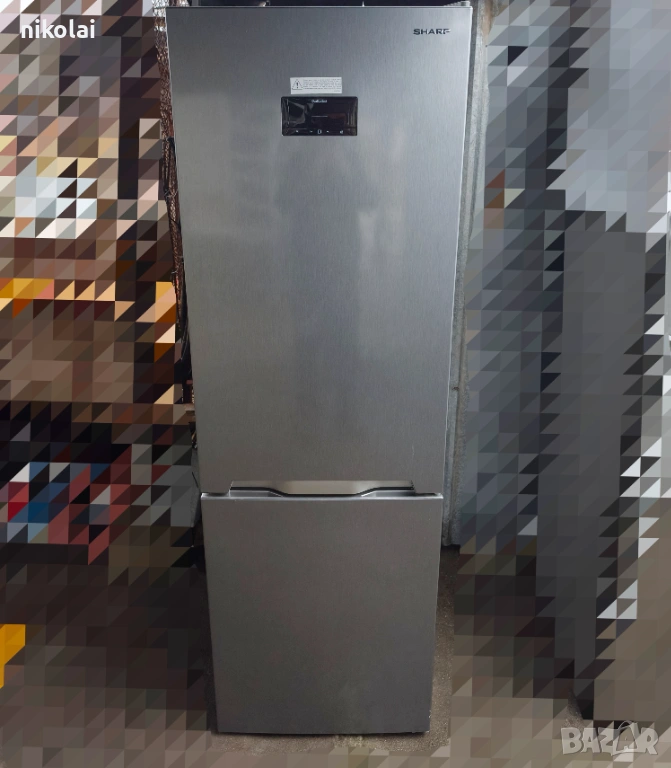 Хладилник с фризер Sharp no frost , снимка 1
