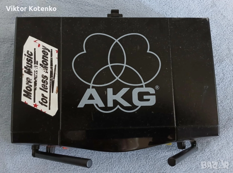 AKG Безжичен аудио приемник с два предавателя, снимка 1