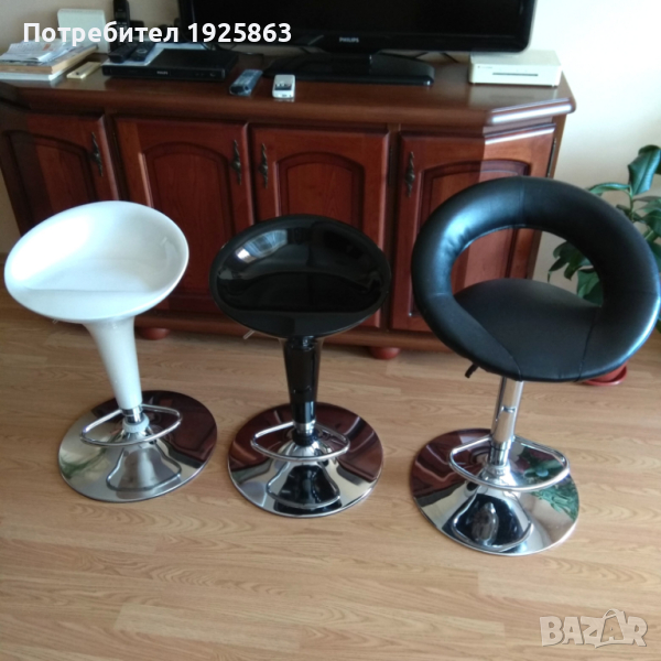 Два броя бар столове (щъркели), снимка 1