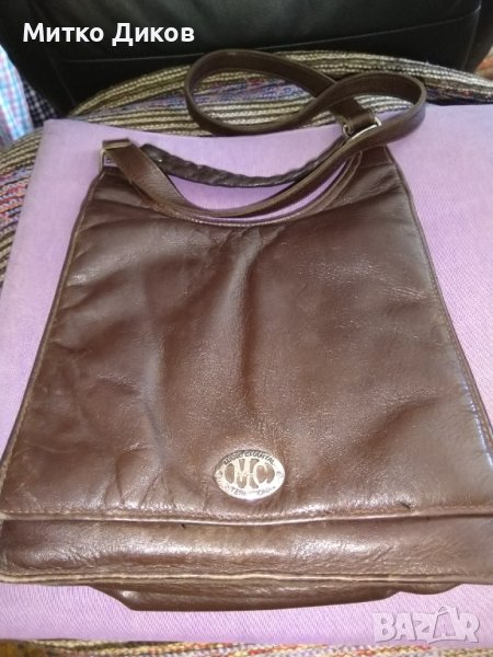 Marc Chantal маркова френска чанта за през рамо женска от естествена кожа 26х26х12см, снимка 1