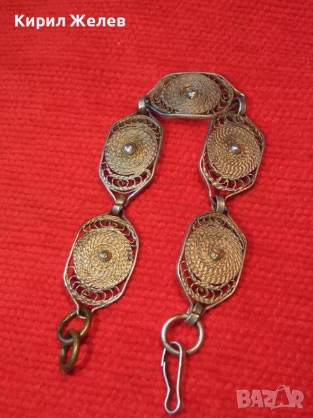 19 ВЕК ФИЛИГРАННА СРЕБЪРНА ГРИВНА СРЕБРО 950 ЮВЕЛИРНА ВЪЗРОЖДЕНСКА РЪЧНА МАЙСТОРСКА ИЗРАБОТКА 25207, снимка 1