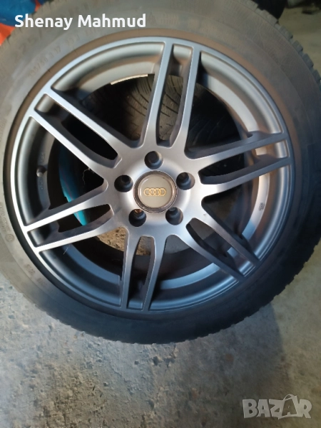 Зимни гуми с джанти 225,50,17, снимка 1