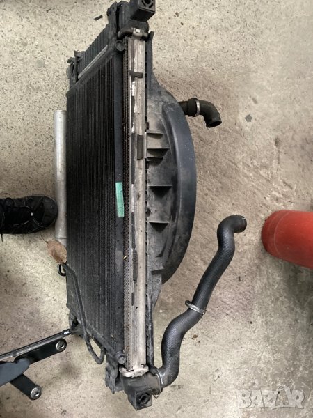 Радиатор климатичен & воден мерцедес ц класа w203 2.2 дизел ц 200 ц 220 цлц 200 цлц 220 цлк , снимка 1