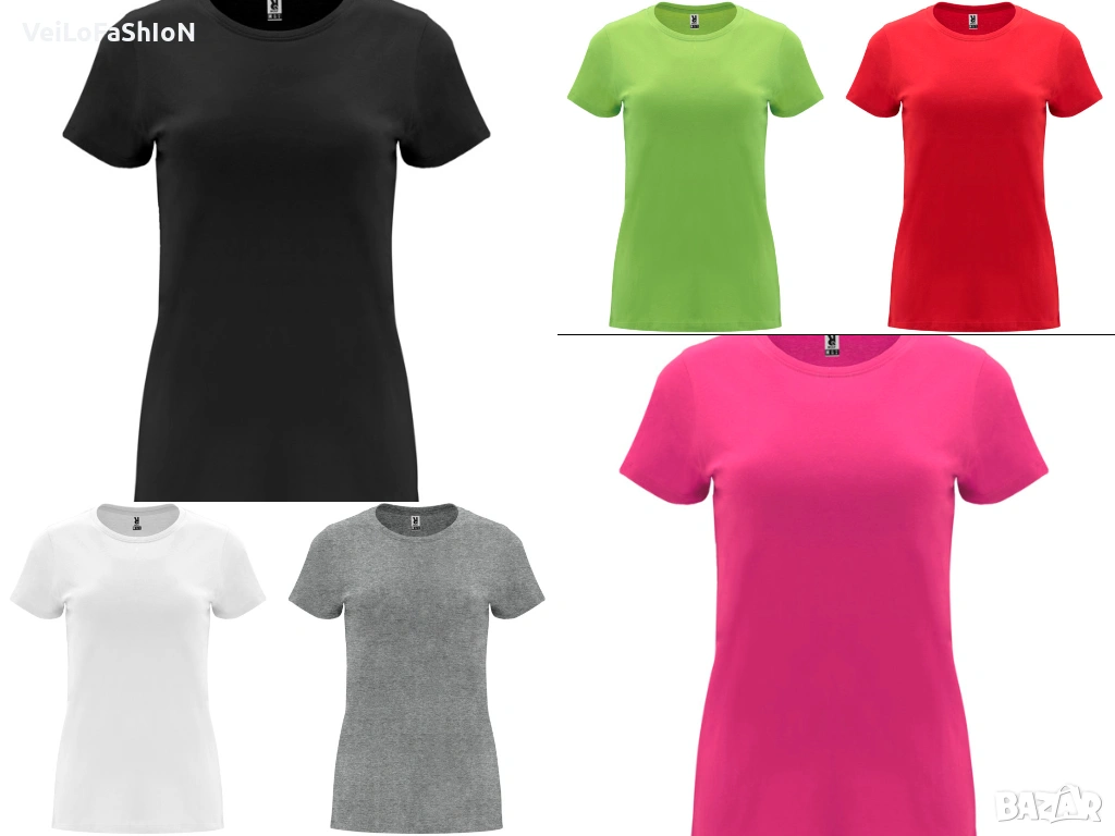 Нова дамска тениска в шест цвята, снимка 1
