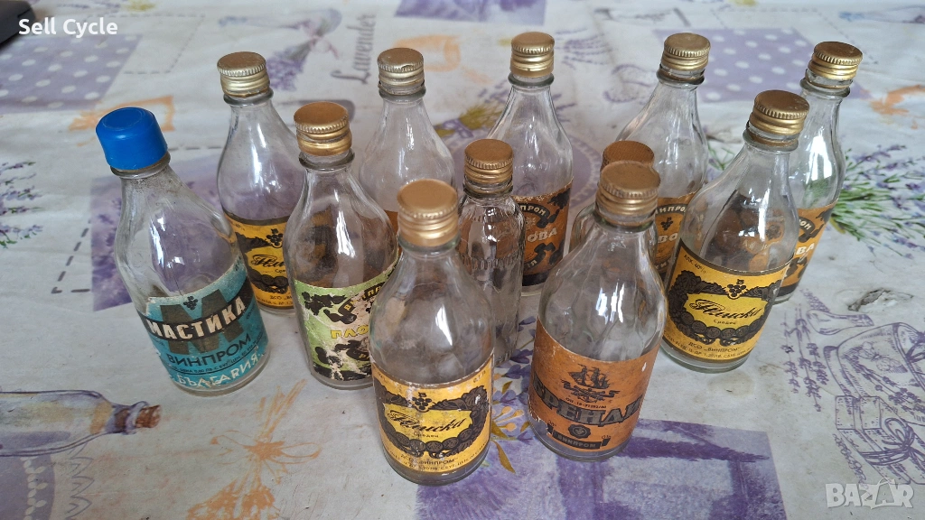 ✅СТЪКЛЕНИ ШИШЕНЦА - 100 МЛЛ. ВИНПРОМ❗, снимка 1