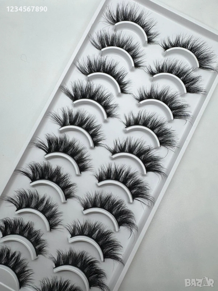 4D Мигли 10 чифта в кутия, снимка 1