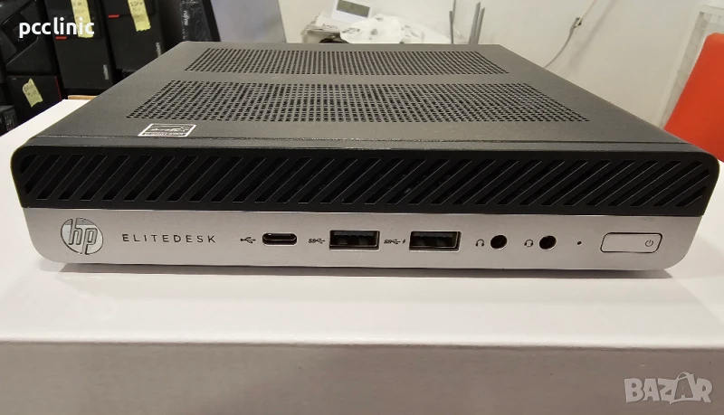 ЗА ЧАСТИ HP EliteDesk 705 G4 65W Desktop Mini PC | AMD Ryzen 2200G | DDR4 | F82/F82A | DA0F82MB6B0, снимка 1