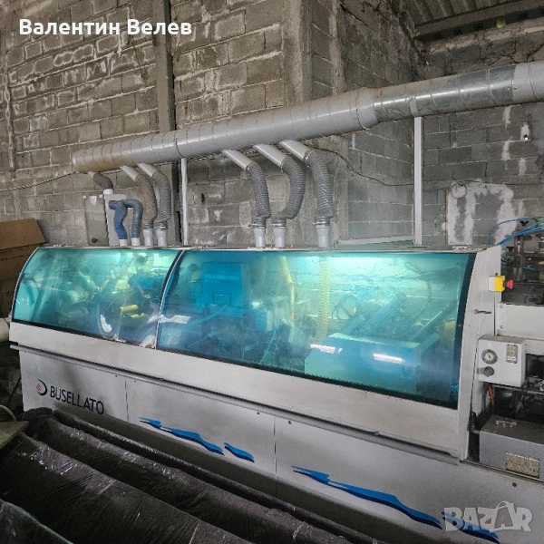 кантираща машина с предфрезоване и корнер BUSELLATO FLEXA 203 RІ (52)-ITALY, снимка 1