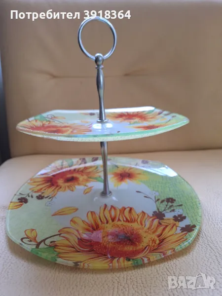 Поставка за сладки/ плодове, снимка 1