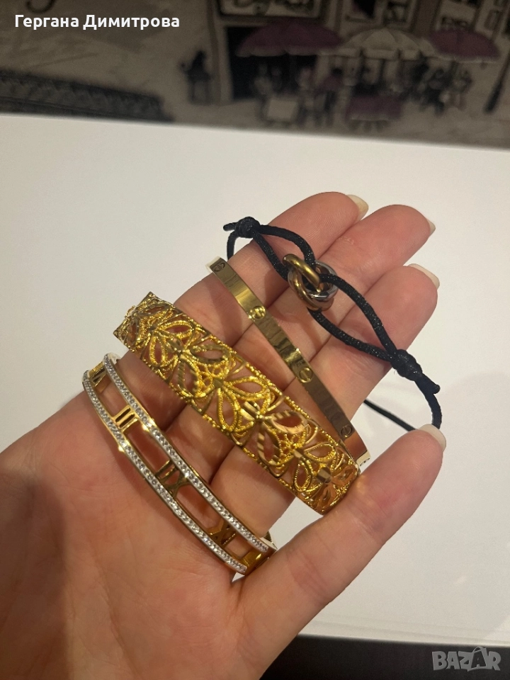 Сет Гривни Неръждаема Стомана , снимка 1