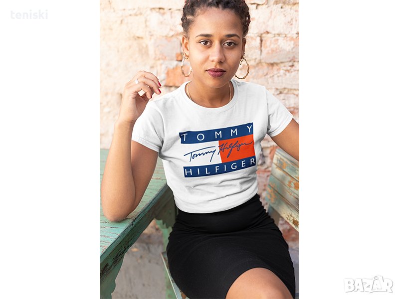 Тениски Tommy Hilfiger принт. Модели,размери и цветове, снимка 1