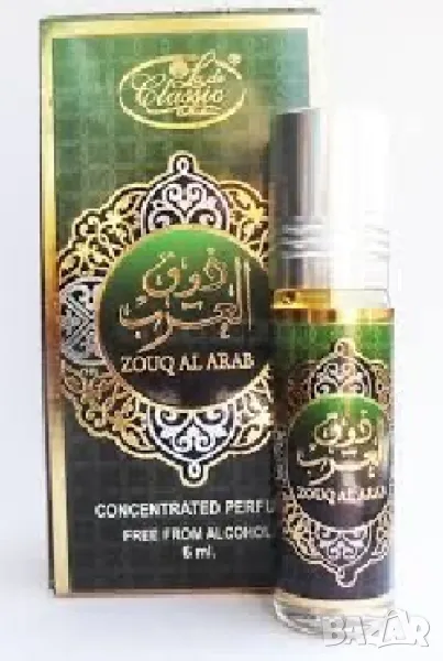 Арабско парфюмно масло ZOUQ AL ARAB от La De Classic 6 ml сандалово дърво, бял мускус, ориенталски , снимка 1