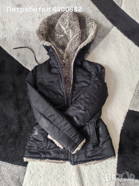 Дамско зимно яке с пух от Чинчила., снимка 1