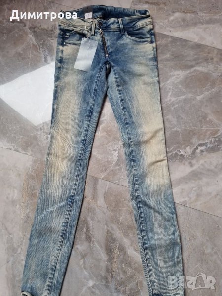НОВИ Дамски дънки G-star Lynn zip W26 L32, снимка 1