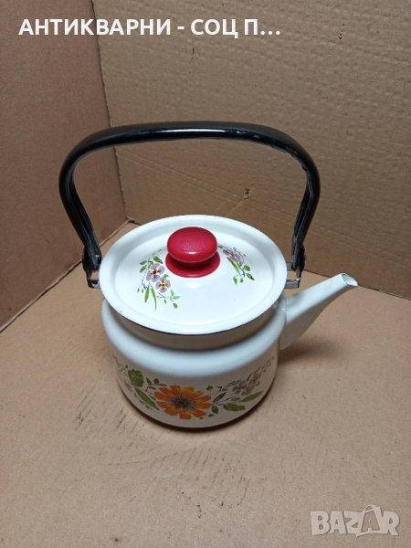 Соц Стара Емайлирана Съдинка. , снимка 1