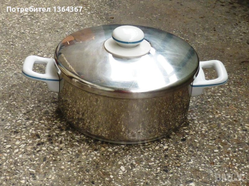 Отлична немска тенджера с метален капак FISSLER/CARINA/обем 5.4л. диам.24см. , снимка 1