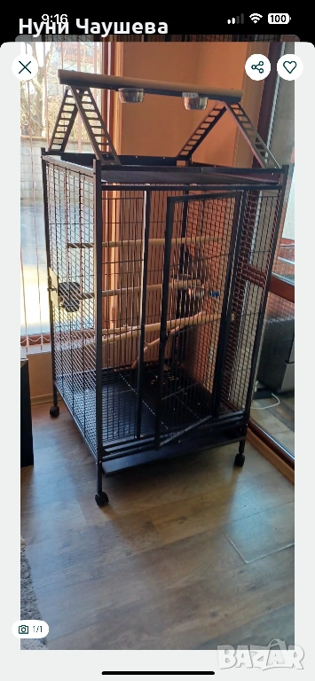 Клетка за голям папагал , снимка 1
