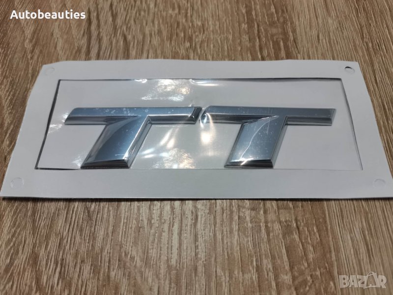сребристи емблеми надписи Ауди ТТ нов модел, снимка 1