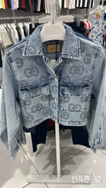 Дънково яке gucci , снимка 1