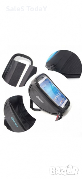 Чантичка за колело, за Телефон, до 6 инча, Водоустойчива, снимка 1