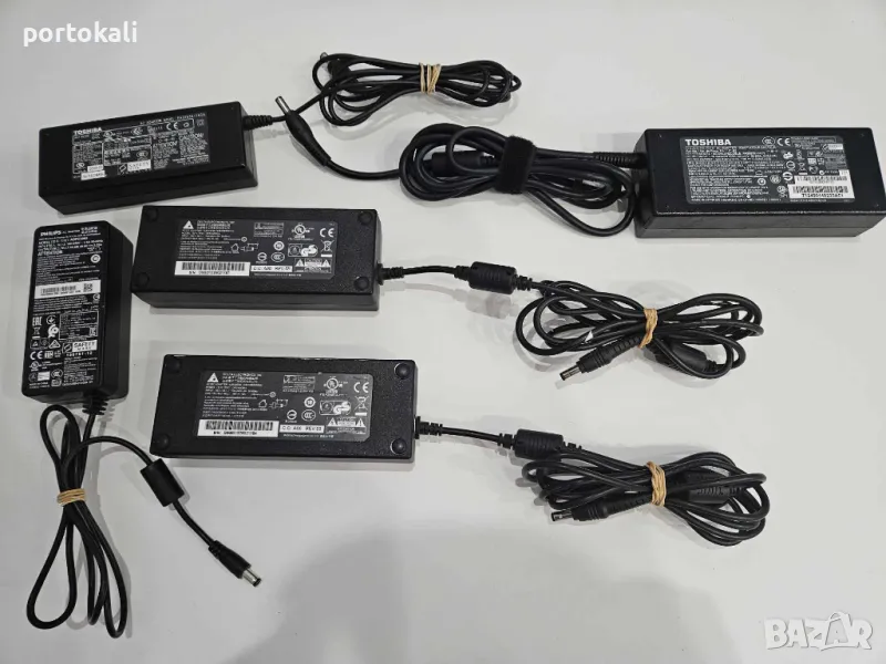 +Гаранция! Зарядно захранване захранващ адаптер лаптоп Acer Asus Toshiba 65W 75W 90W 120W, снимка 1