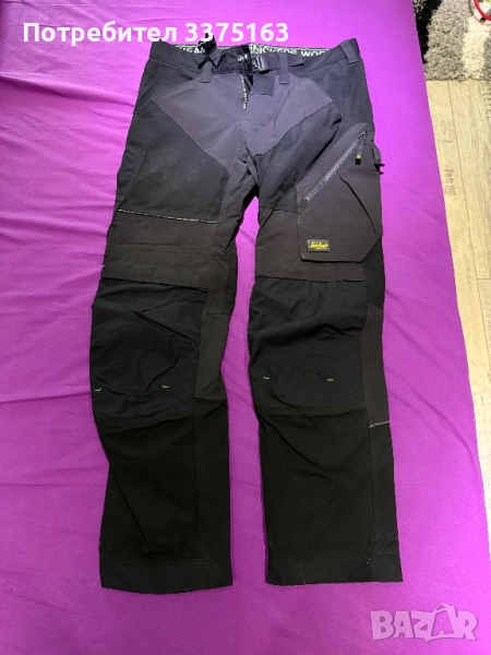 Snickers Черни работни панталони, снимка 1