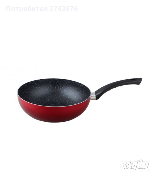  ТИГАН WОК С МРАМОРНО ПОКРИТИЕ - ЕК-W24 R Червен, снимка 1