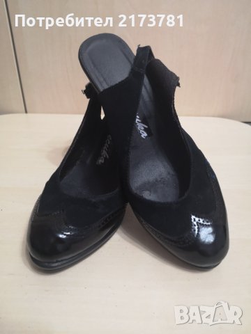 Дамски обувки на висок ток от естествена кожа , снимка 12 - Дамски елегантни обувки - 33196170