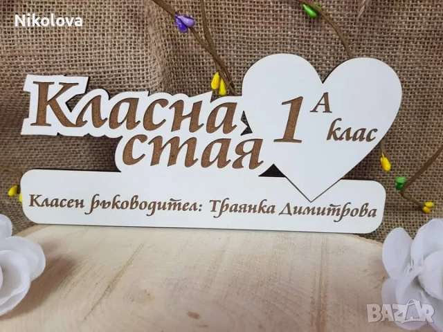 Табела за класна стая с персонален надпис, снимка 8 - Други - 51354312