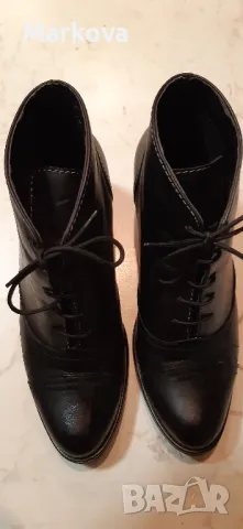 Дамски черни боти Gabina, снимка 2 - Дамски боти - 48130436