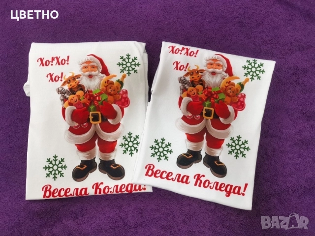 Коледни тениски за цялото семейство 100% памук, снимка 9 - Детски тениски и потници - 52094616