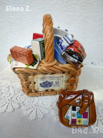 Голям колекционерски чайник Monty Basket кошница, снимка 12 - Винтидж декорации за дома - 56137626