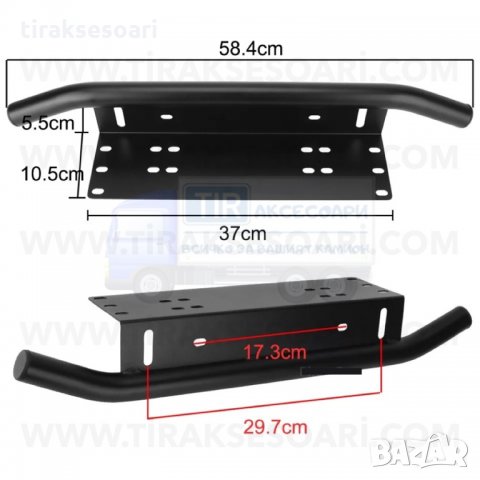 2в1 Поставка за Номер и Стойка за Лед Бар и Фарове, снимка 2 - Аксесоари и консумативи - 35771031