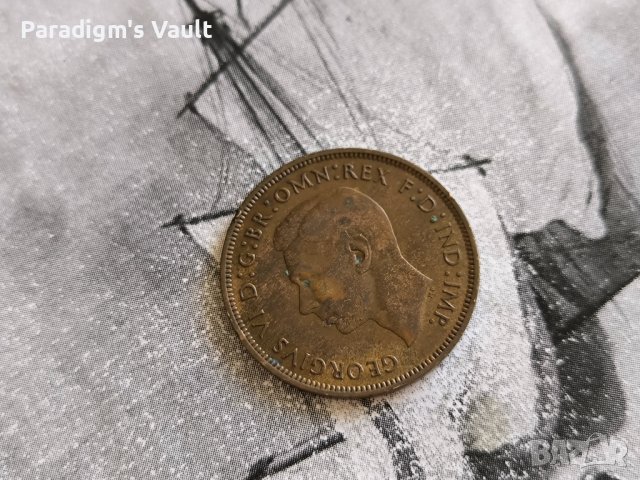 Монета - Великобритания - 1 пени | 1939г., снимка 2 - Нумизматика и бонистика - 44351733
