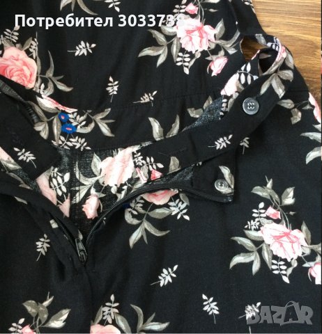 H&M Divided флорален летен къс гащеризон, снимка 6 - Гащеризони - 41570011