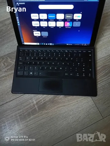 Lenovo IdeaPad Miix 510-12IKB лаптоп таблет i5 Win 10 pro, снимка 2 - Лаптопи за работа - 56213424