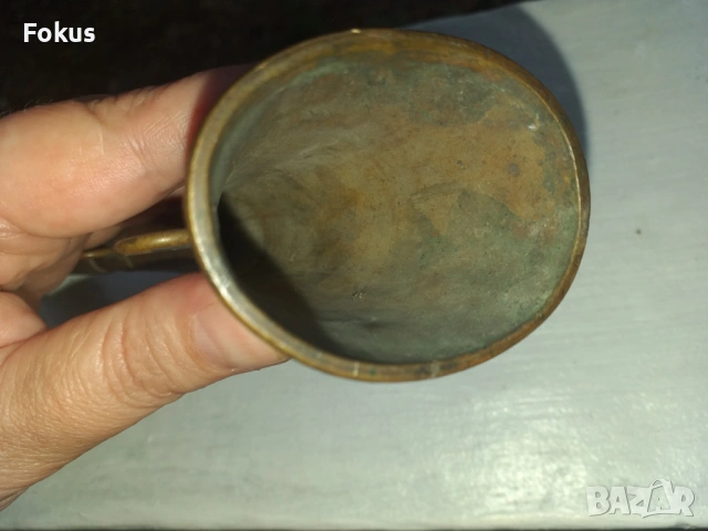 СТАРА ЛОВНА ТРЪБА МЕСИНГ С МАРКИРОВКА 1925, снимка 3 - Антикварни и старинни предмети - 53519695