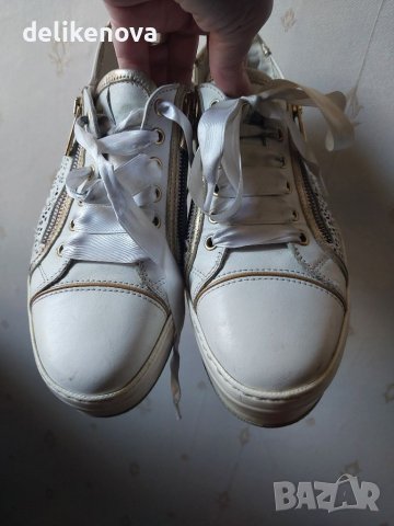 Nero GUARDIANI. ITALY Size 39. 100% Кожени кецове, снимка 2 - Кецове - 39985296