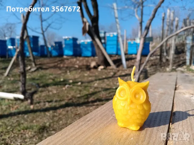 СВЕЩ ОТ ПЧЕЛЕН ВОСЪК, снимка 1