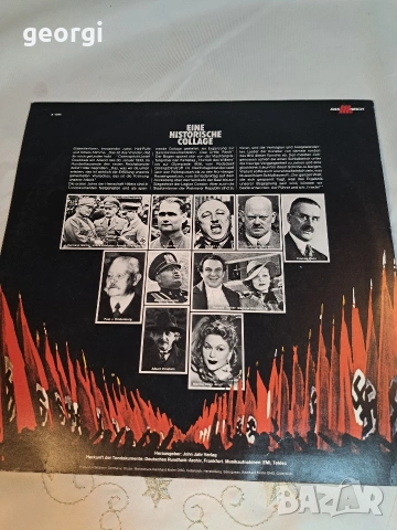 колекционерска грамофонна плоча с речи на Хитлер 34/1, снимка 4 - Колекции - 53573967