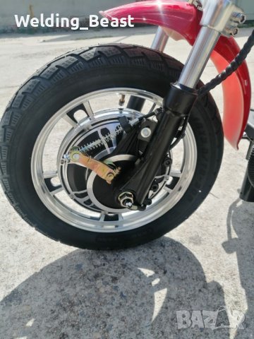 Електрическа Триколка с предно предаване А3 750W - Червена, снимка 9 - Мотоциклети и мототехника - 39300641