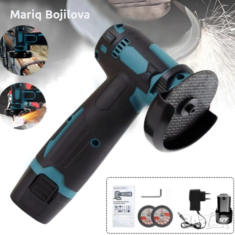 Безчетков ъглошлайф 12V - прецизно рязане и шлайфане, снимка 6 - Други машини и части - 53739248