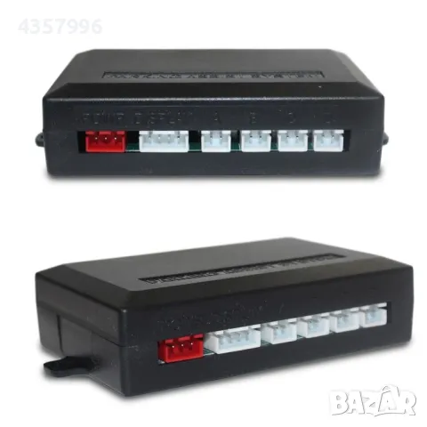 Парктроник за МПС с четири датчика, Ултразвуков, LED дисплей, Черен, снимка 7 - Аксесоари и консумативи - 48757964