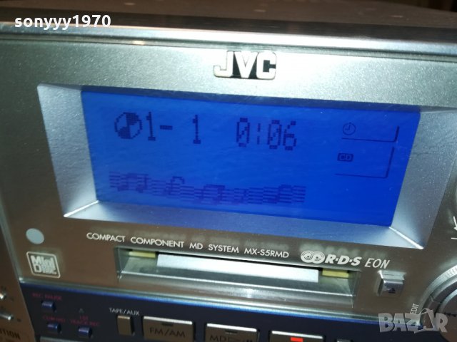 jvc ca-mxs5rmd md/cd receiver внос germany 1008211218, снимка 12 - Ресийвъри, усилватели, смесителни пултове - 33775105