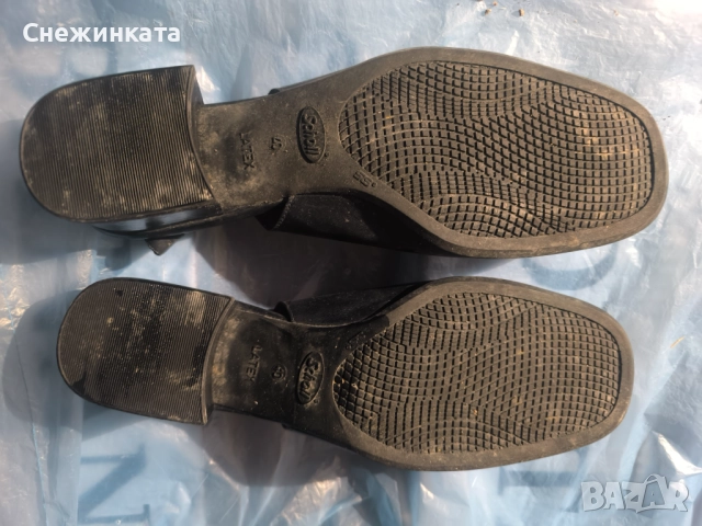Дамски черни обувки Scholl, снимка 2 - Дамски елегантни обувки - 52950716