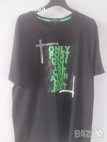 Мъжка тениска черна нова 