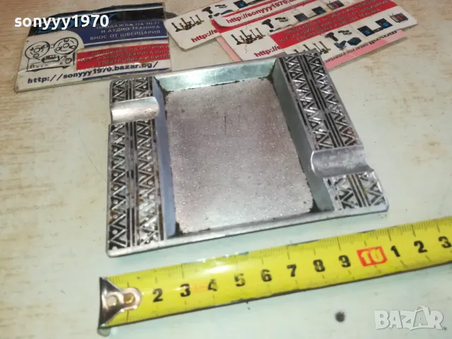 СТАР АЛУМИНИЕВ ПЕПЕЛНИК 1901251407, снимка 2 - Антикварни и старинни предмети - 48739218