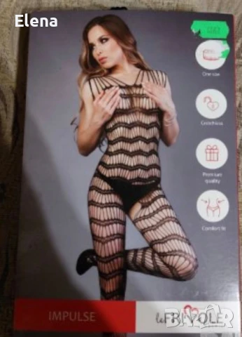 Еротично черно боди